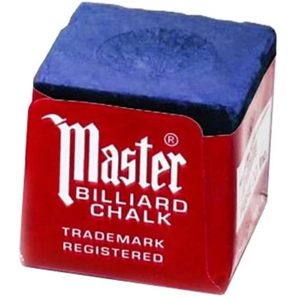 Master Billiard/Pool Cue Chalk Box, 12 Cubes - Picture 2 of 2